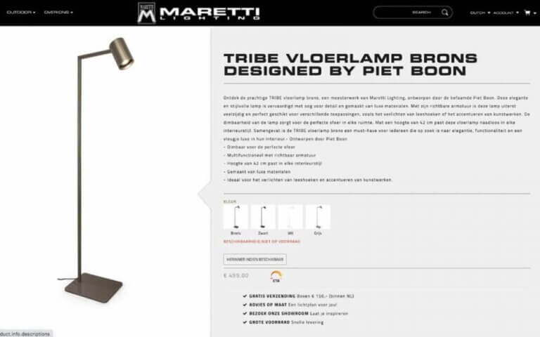 Maretti Lighting screenshot