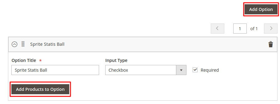 Bundle products in Magento