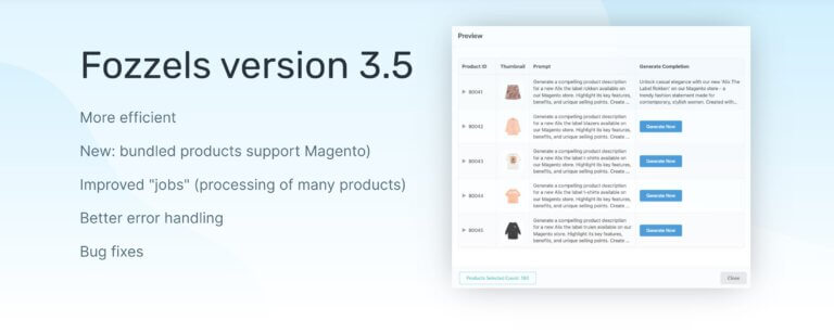 Fozzels version 3.5 header image